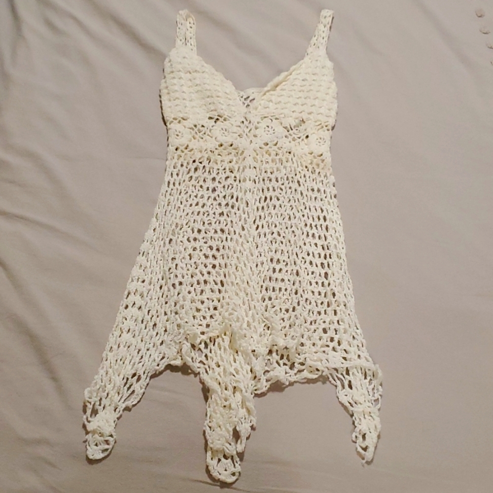 Crochet swim cover up